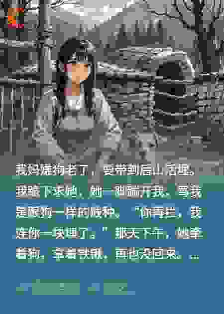 我妈杀家狗，狗没死却吐出团头发