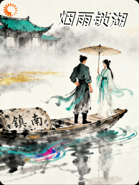 烟雨锁湖