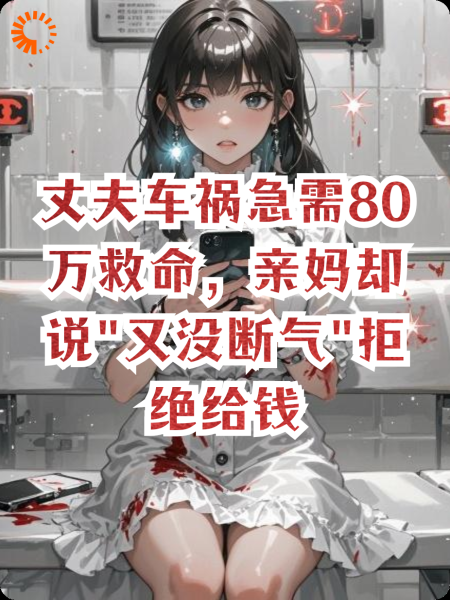 丈夫车祸急需80万救命，亲妈却说