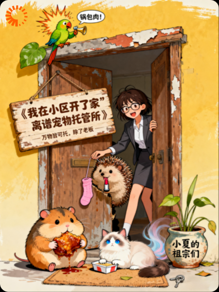 《我在小区开了家“离谱宠物托管所”》