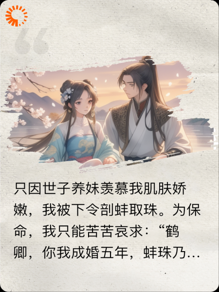 夫君剖蚌取珠后，他悔疯了
