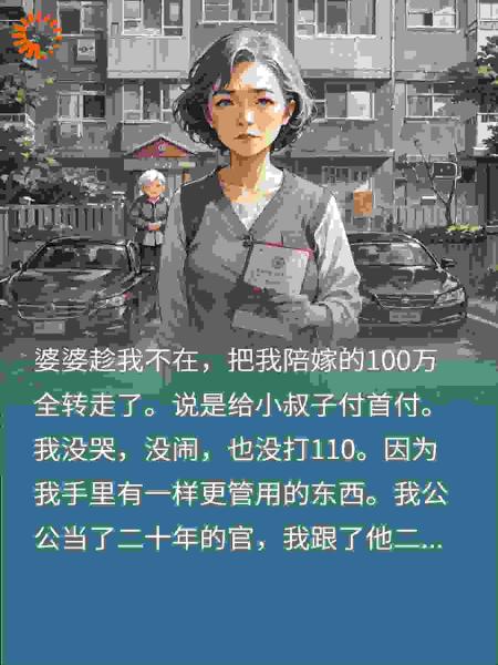 婆婆偷我百万陪嫁？我反手举报公公，三天后全家傻眼