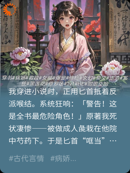 穿书救赎反派？可他是真疯批