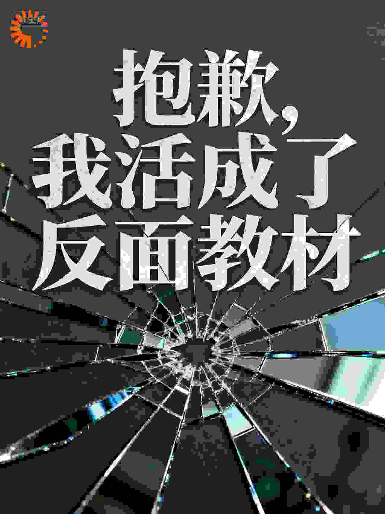 抱歉，我活成了反面教材
