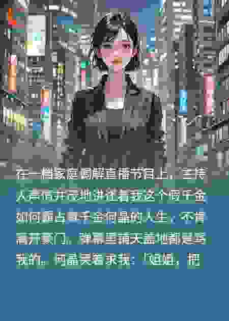 直播认亲，我甩出两份报告：不好意思，主持人才是千金