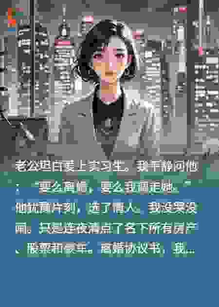 男人爱上实习生后，老婆给他2个选择：他会选那个？