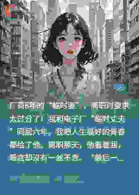 厂哥6年的“临时妻”，离职时要求太过分了！