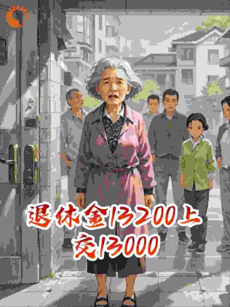 退休金13200上交13000，老伴反手断供甩协议，儿媳慌了