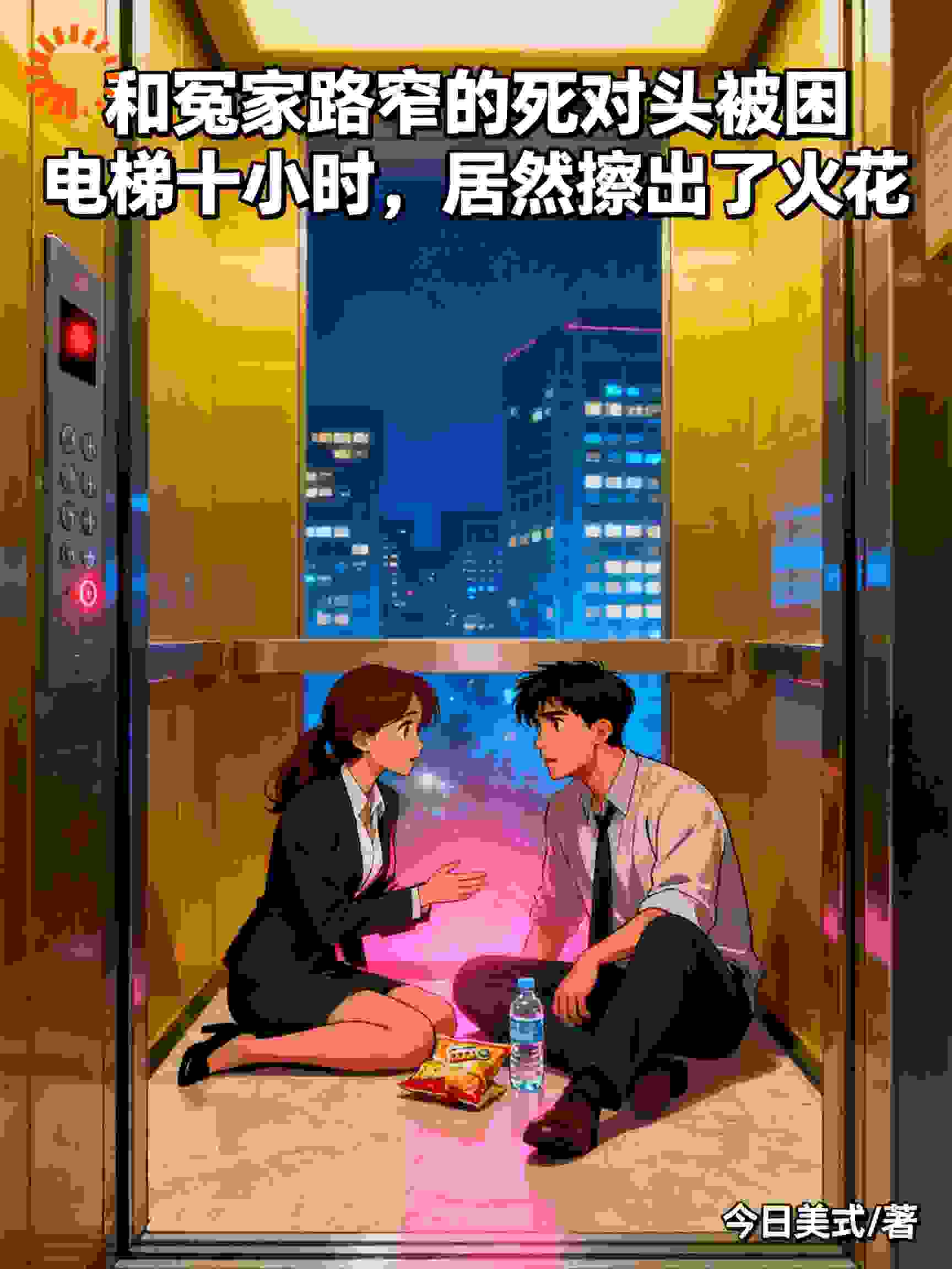 和死对头被困电梯一夜