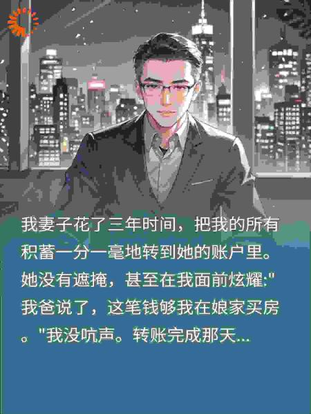 妻子卷款跑路，我没吭声，三天后全家慌了