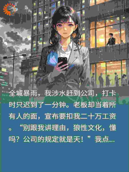 迟到1分钟扣我20万？我按规定下班，公司24个项目瘫痪
