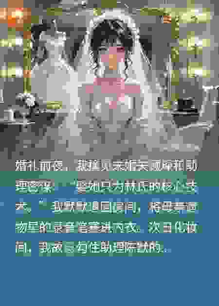 婚礼前一天，妻子要和助理洞房