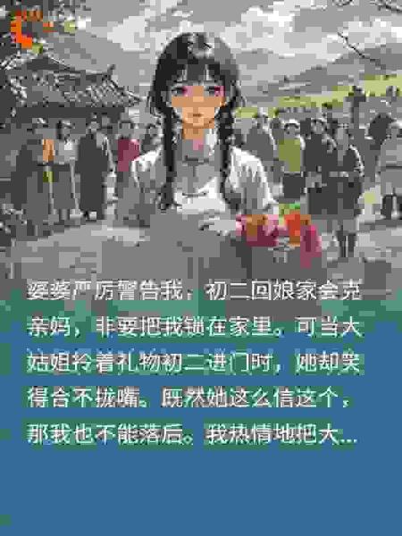 初二回娘家克亲妈？我转头给她买坟地穿寿衣