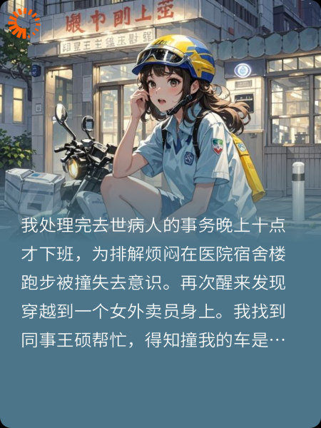 意外被撞后，我在医院送外卖