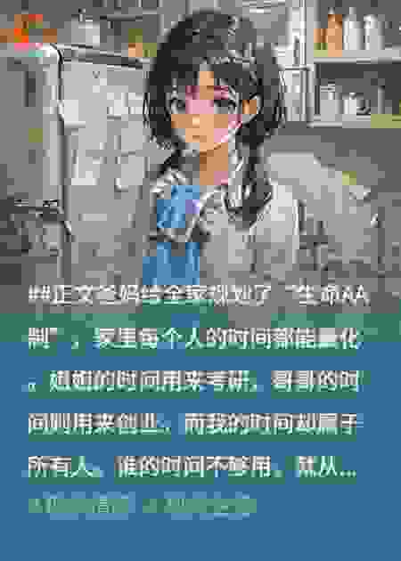 全家AA我的命，我让他们一夜白头