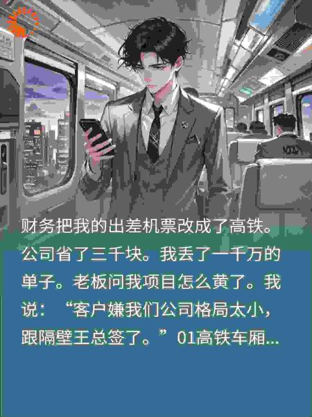 把机票改高铁？我反手让公司百亿项目泡汤