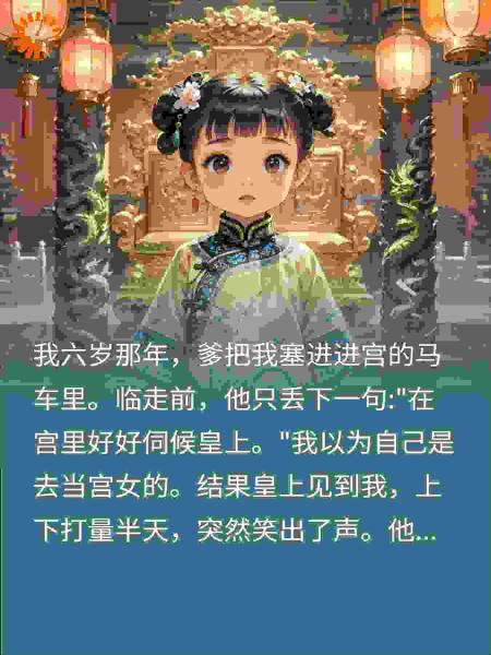 六岁被爹送进宫，皇上：你这是把女儿扔给朕来养