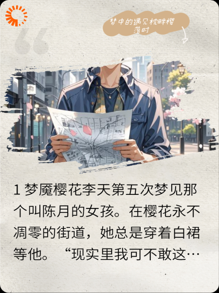 梦中的遇见枕畔樱落时